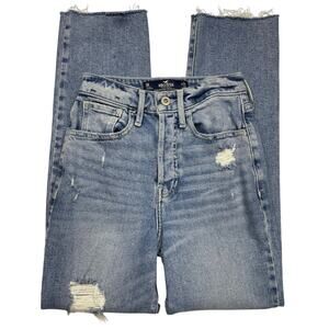 EUC - Hollister Ultra High-Rise Vintage Straight Leg Denim Jeans